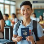 Filipino student preparing to study abroad in 2025